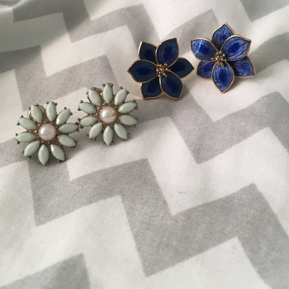 Flower Stud Earring Set