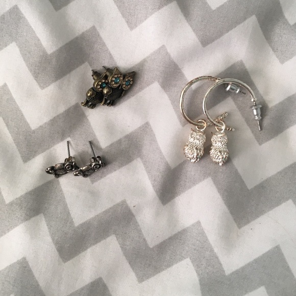 Owl Earring Set