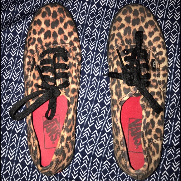 Cheetah print vans