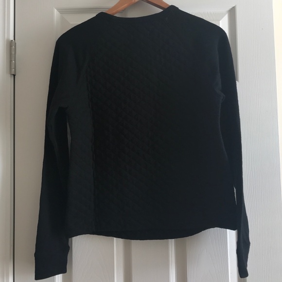 RAG & BONE Black Cushion Sweatshirt - Picture 2 of 4
