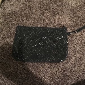Black studded wristlet