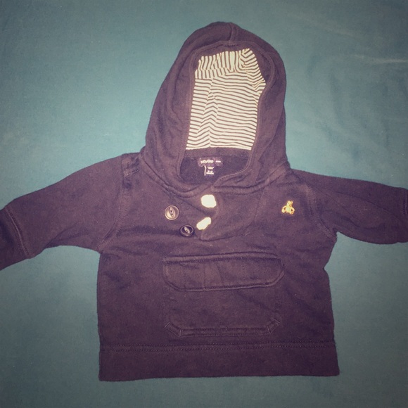 Baby navy hoodie 0-3 months