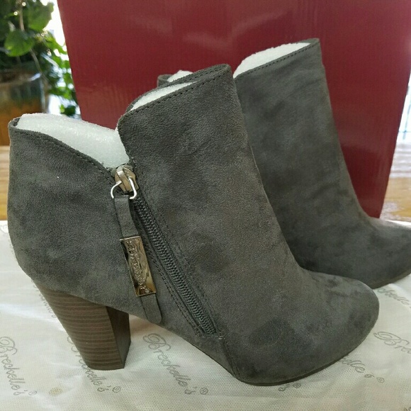 New Super Cute Grey Booties - Picture 2 of 4