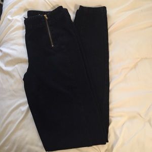 J.Crew black denim pixie pant