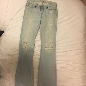 Abercrombie & Fitch distressed jeans Abercrombie & Fitch distressed jeans