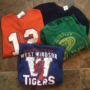 NWT Boys thermal/waffle knit shirts lot / bundle