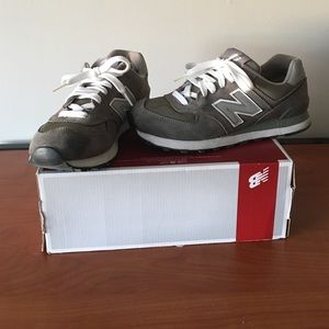 Size 9 New Balance 574 Grey Sneakers