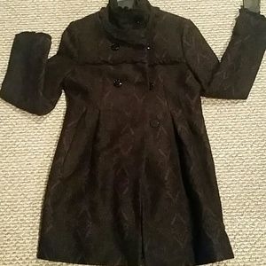 New steve madden print high neck coat