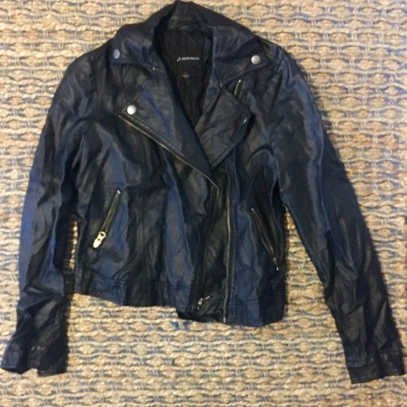 Rock & Republic Faux-leather Moto Jacket