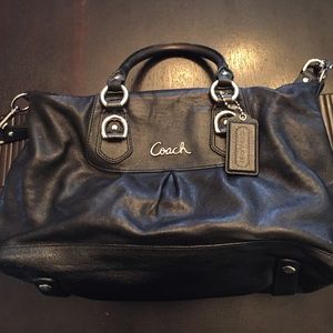 Authentic Black Coach Bag