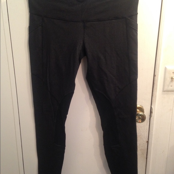 Black and denim leggings size 10