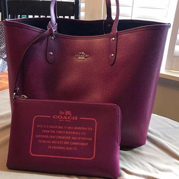 Coach Bags Nwt Coach Reversible Tote Bag Poshmark