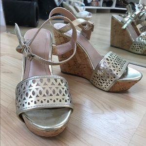 BCBGeneration Gold Wedges