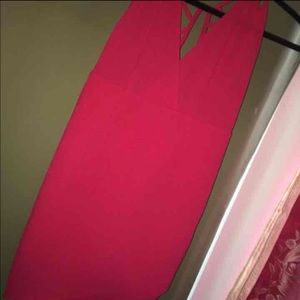ANGL Fuchsia Dress