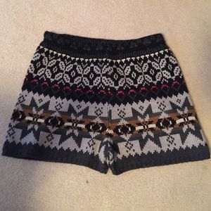 Snowflake Winter Shorts