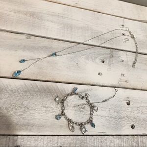 Swarovski teardrop necklace