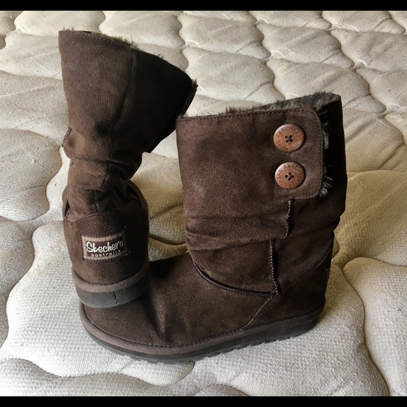 SKECHERS MID CALF BOOTS SIZE 7.5