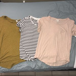 THREE! H&M basic tees