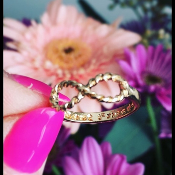 Infinity Symbol gold ring π - Picture 1 of 2