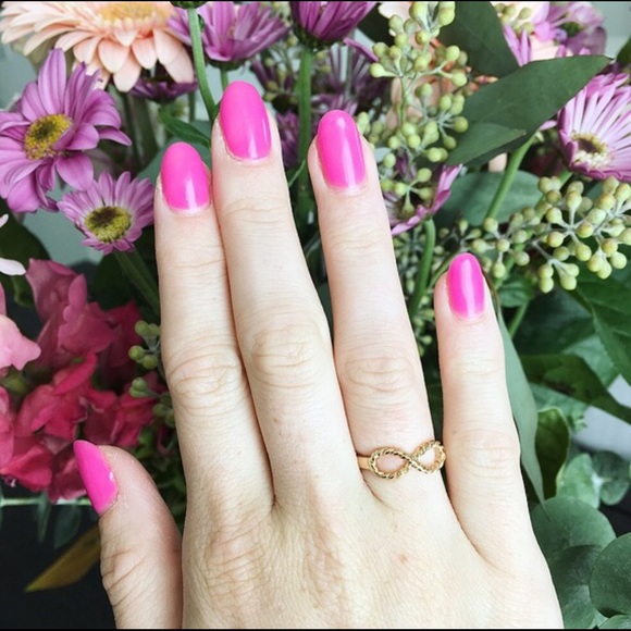 Infinity Symbol gold ring π - Picture 2 of 2