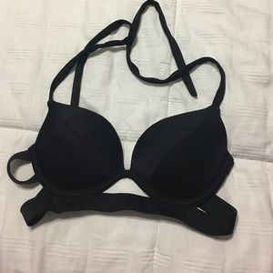 Black bombshell push-up bikini top