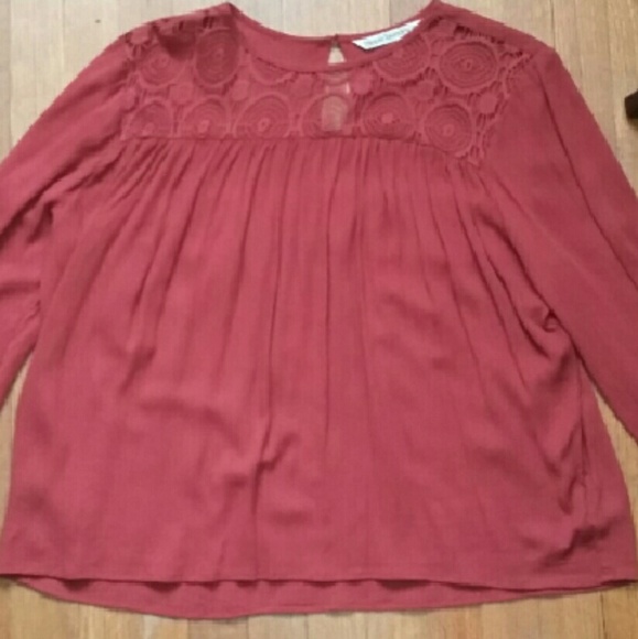 Maroon Blouse