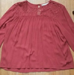 Maroon Blouse