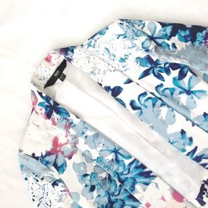 Mossimo Supply Co. Jackets & Coats - Blue Floral Blazer Mossimo Supply Co. Jackets & Coats - Blue Floral Blazer