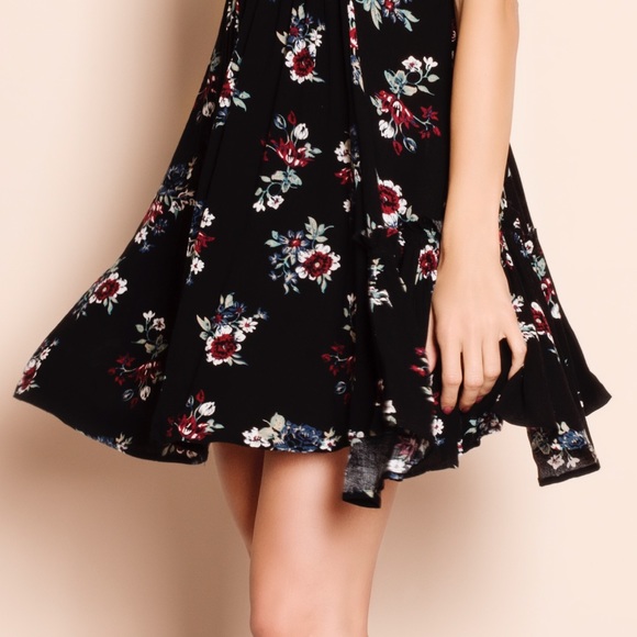 Kiss & Tell Floral Print Mini Dress - Picture 4 of 4