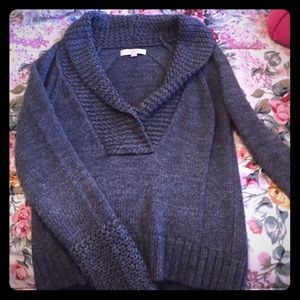 Cozy grey Loft sweater.