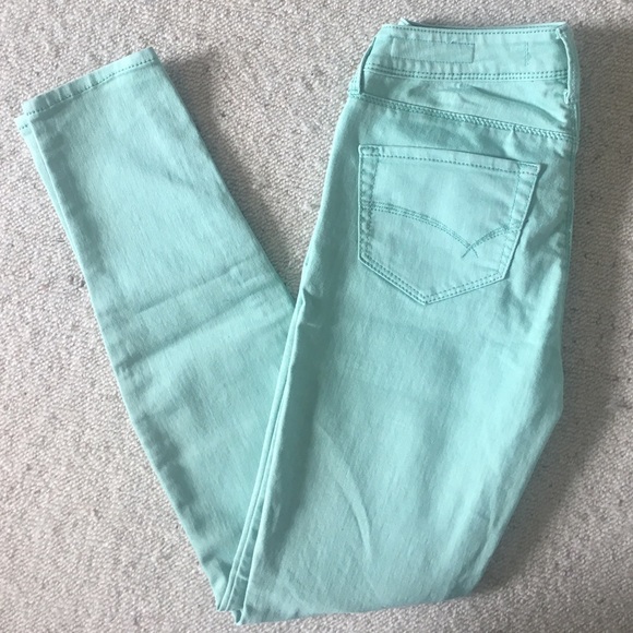 Bullhead Denim Mint Green Jeggings - Picture 1 of 3