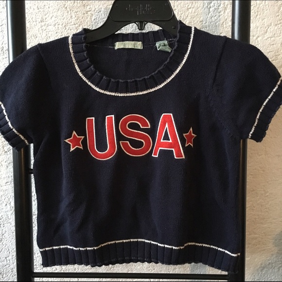 Marsha Landing Tops - USA. Marsh Landing Crop Top. 100% Cotton