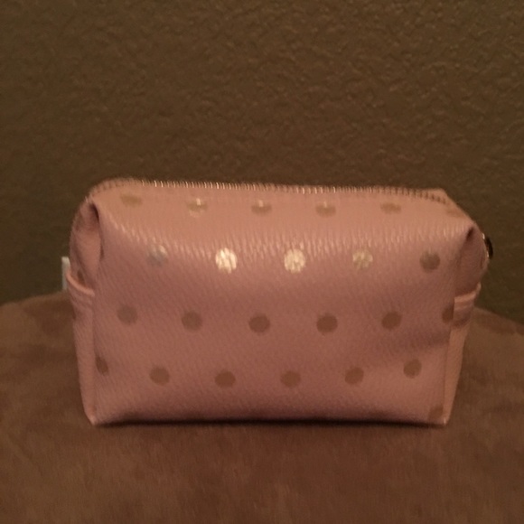 Pink and Gold Cosmetic Bag