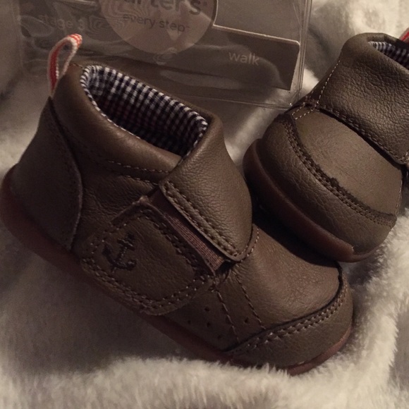 NEW Carters brown walking shoes.