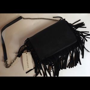 NWT Fringe Shoulder Bag