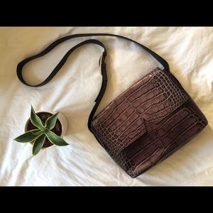 Vince Leather Crossbody Bag