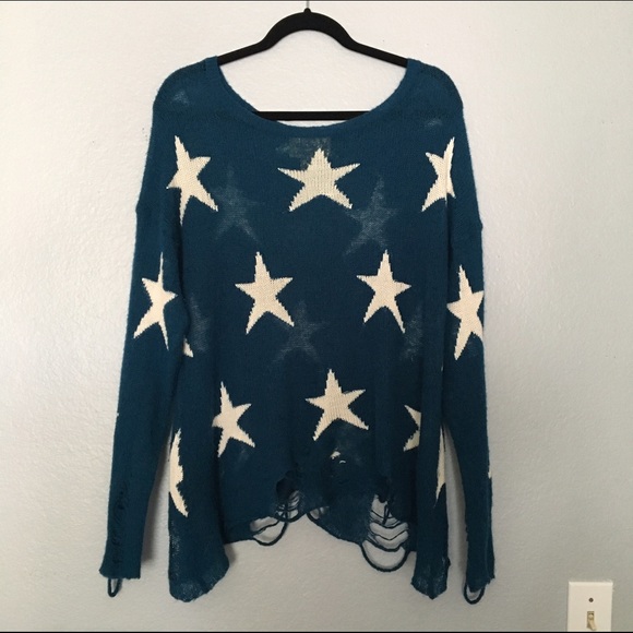 Wildfox Staring at the Stars Lenon Sweater