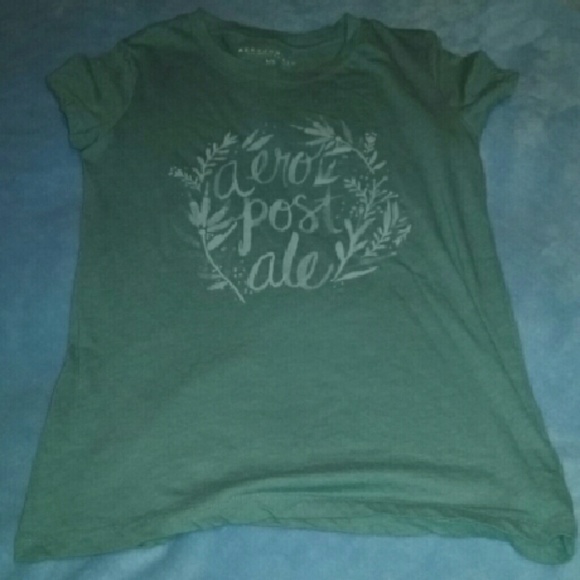 Aeropostale teal t shirt