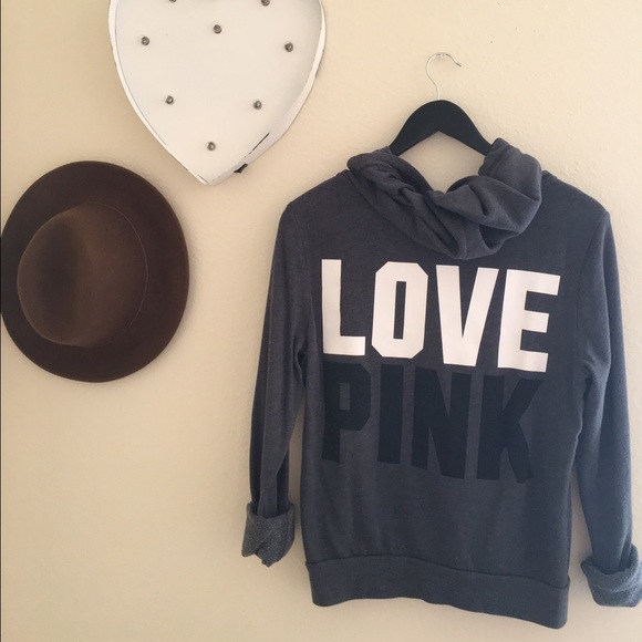 Pink Victoria secret hoodie