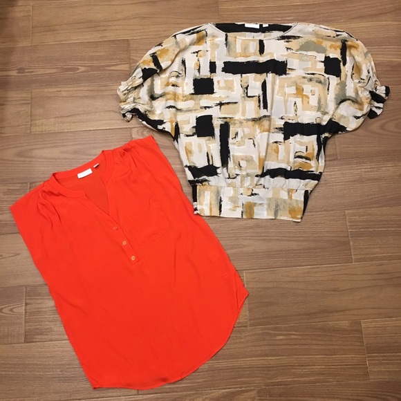 Bundle of 2 New York & Co. Blouses EUC - Picture 2 of 3