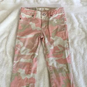 Girls Joes camo jeans