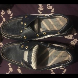 Navy Blue Sperry loafers