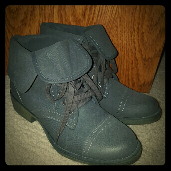 Dark Gray Combat Boots!