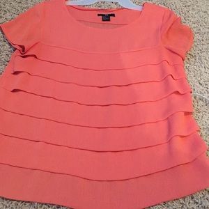 H&M coral shirt