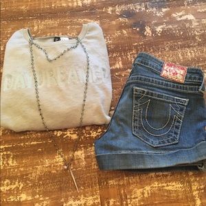 True Religion Denim Shorts