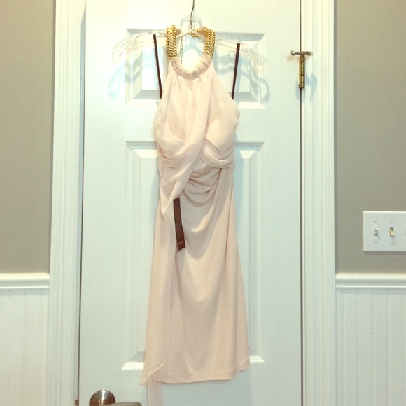 Bebe light pink dress