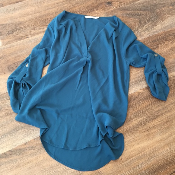 Lush Blue Blouse
