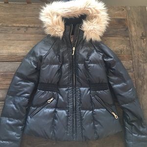 Juicy Couture Jacket with fur hood.