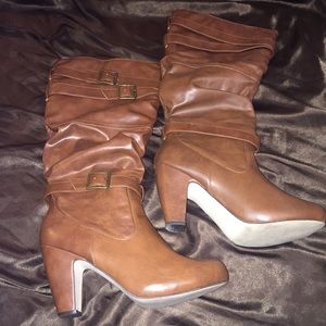 Madden Girl Sherlock Cognac Boots