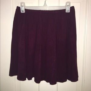 Maroon skater skirt